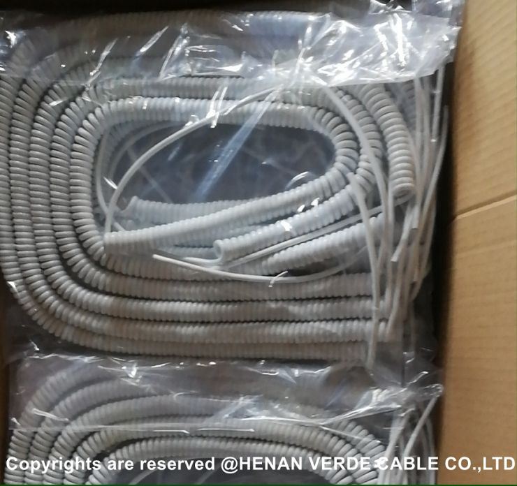 China 3core Coiled Cable